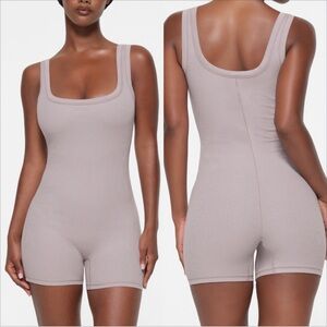 SKIMS Taupe Shapewear Bodysuit